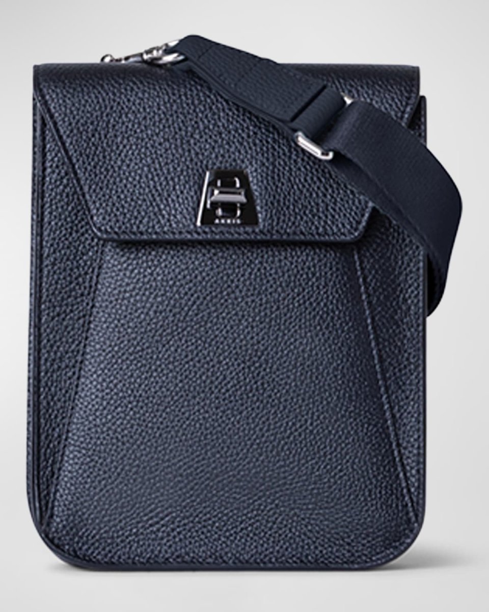 Anouk Mini Flap Leather Messenger Bag
